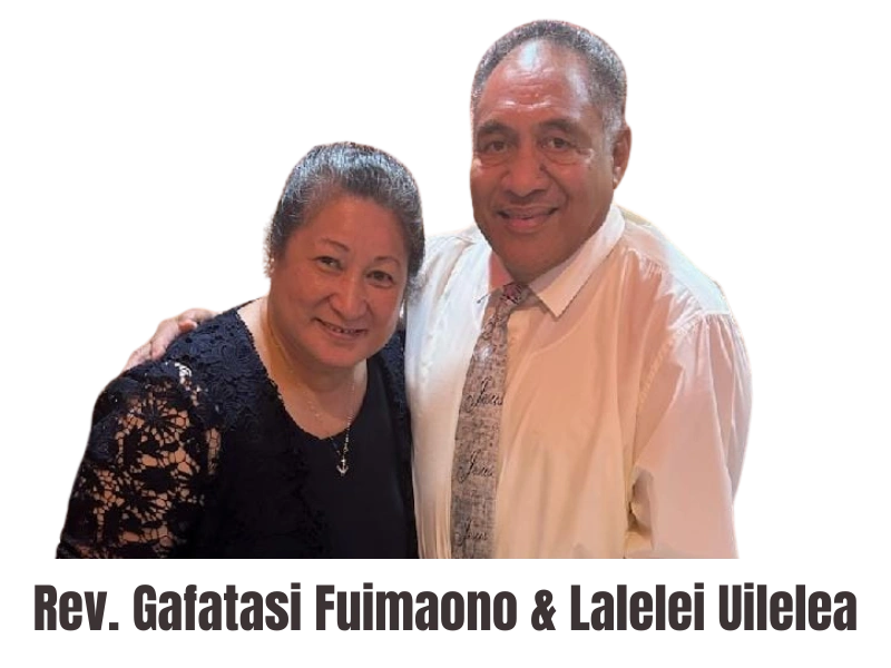 Reverends smiling at camera