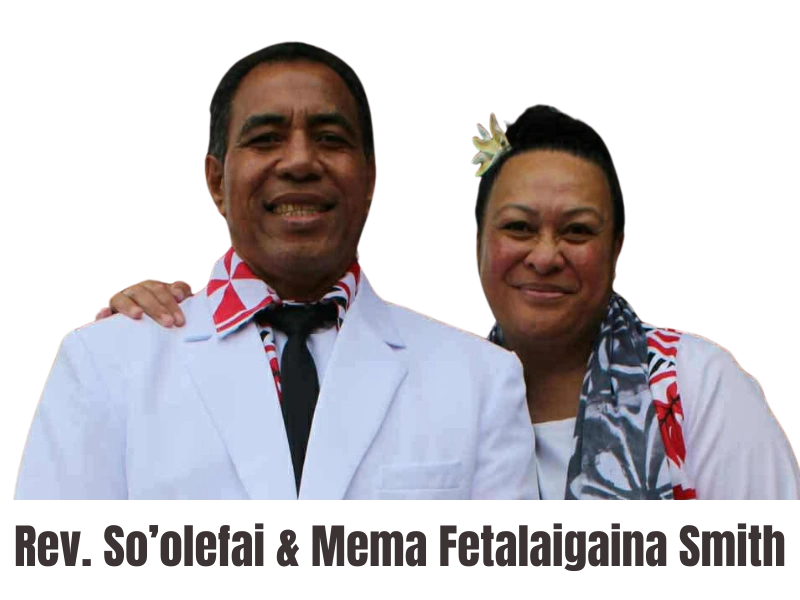 Reverends smiling at camera