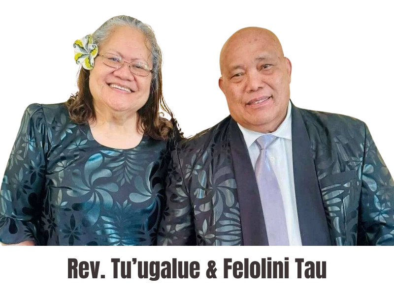 Reverends smiling at camera