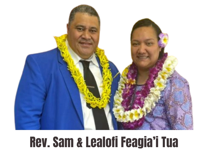 Reverends smiling at camera