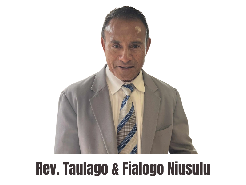 Reverend smiling at camera