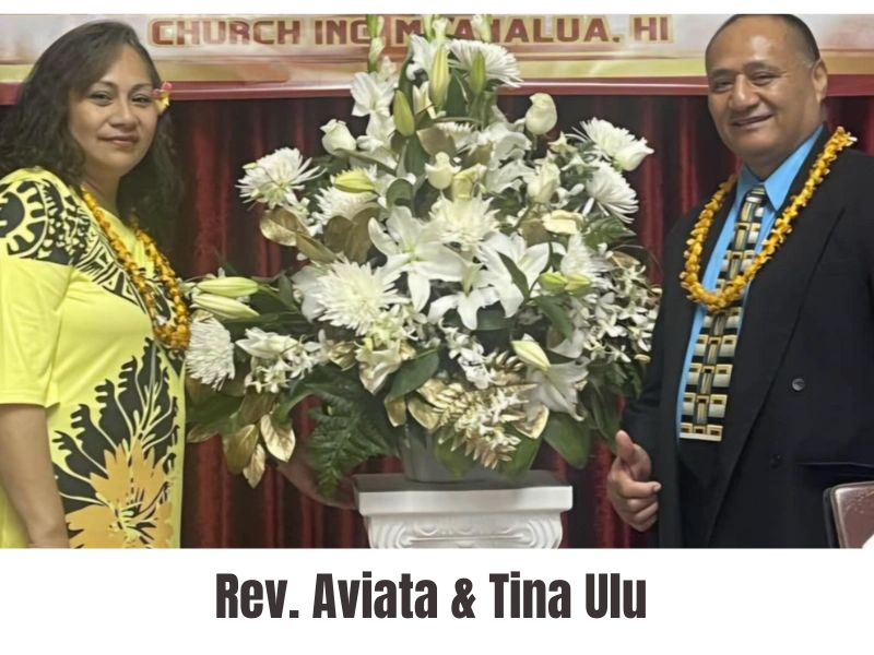 Reverends smiling at camera