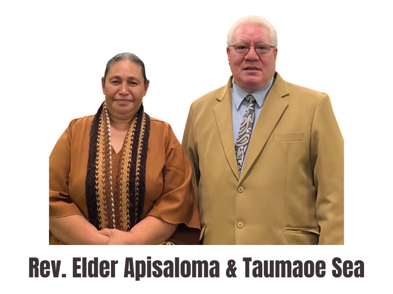 Reverends smiling at camera