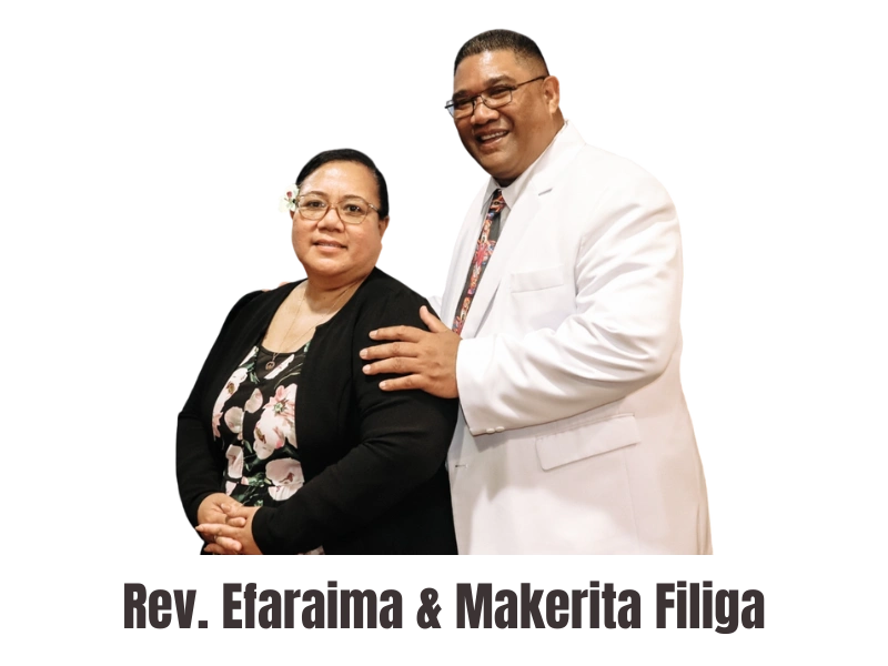 Reverends smiling at camera