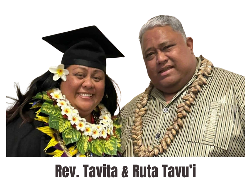 Reverends smiling at camera