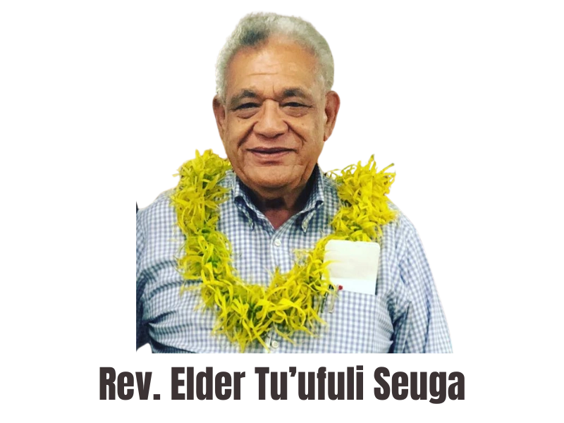 Reverend smiling at camera