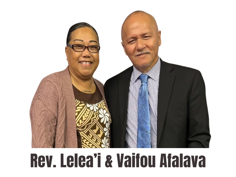 Reverends smiling at camera