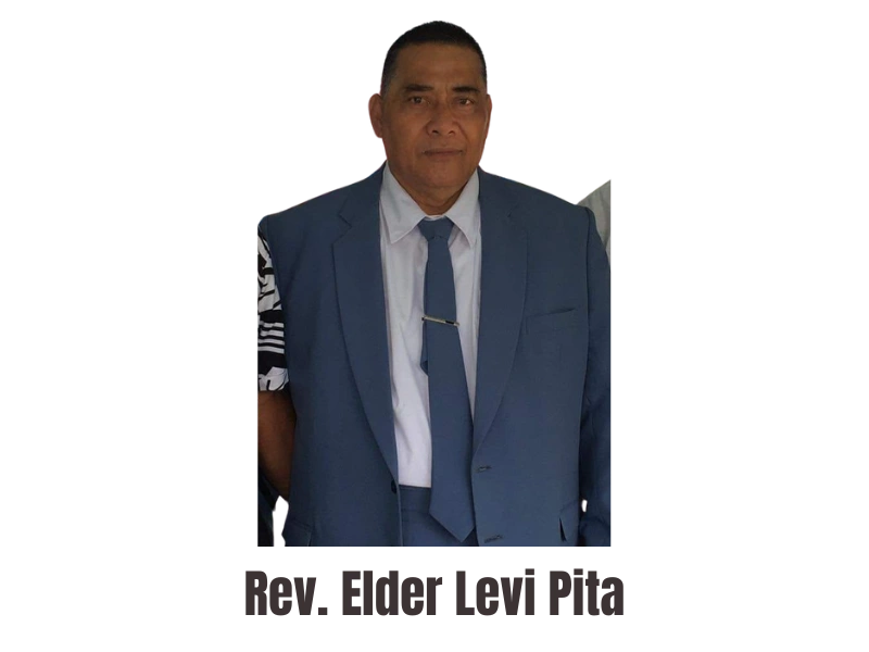 Reverend smiling at camera