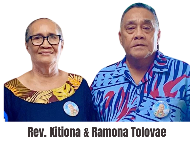 Reverends smiling at camera