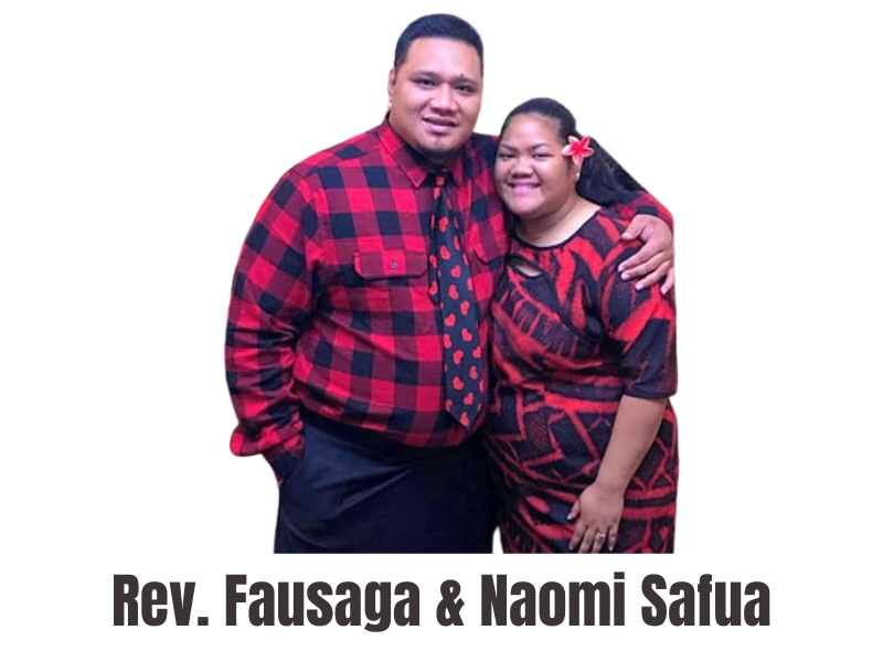 Reverends smiling at camera