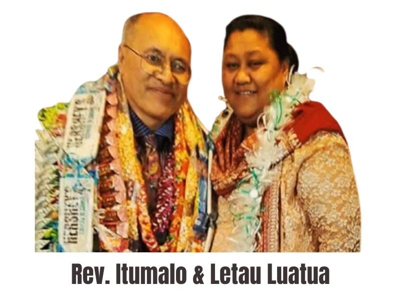 Reverends smiling at camera